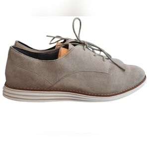 Cole Haan Women's OriginalGrand Gray Suede Size 7 Lace Up Oxford